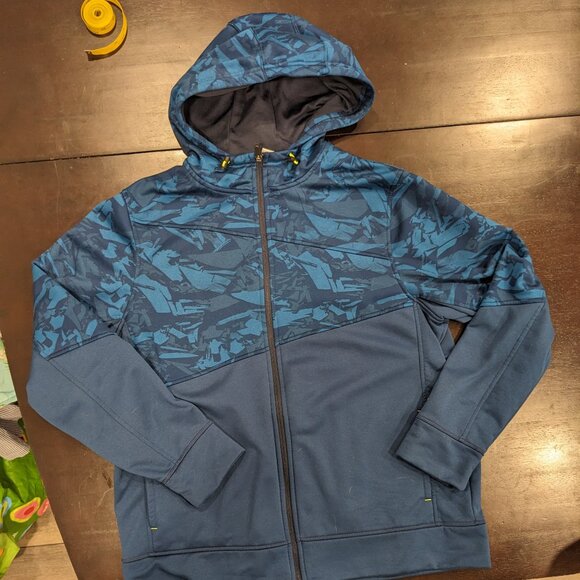 Russel Digital Camo Zip Up Hoodie Size XL - Picture 1 of 6